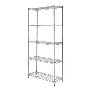 Estante Aço 5 Prateleiras Cromada Aramada 181x60 Largura