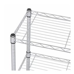 Estante Aço 5 Prateleiras Cromada Aramada 181x60 Largura - 5