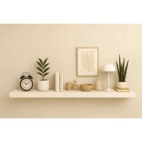 Prateleira Mdf 160x20 Moderna Suporte Parede Invisivel 30mm:branco