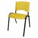 Ver imagem 1 de Cadeira Plástica Realplast 04 Pés - Amarelo - (Polipropileno) - 31204