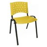 Cadeira Plástica REALPLAST 04 Pés - AMARELO - (Polipropileno) - 31204 - 4