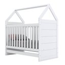 Ver mais imagens de Berço Montessoriano e Guarda Roupa Infantil Americano 6 Portas Branco Hp com Colchão Gazin - Henn