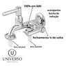 Torneira Tanque e Maquina de Lavar 1428 C-66 Luxo:prateado/cromado - 5