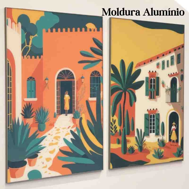 Tela Alumínio 80x120 Cm Imagem 3056 Selezione Decor - 2