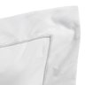 Roupa Cama Branco King 200 Fios 100% Algodão com Detalhe em Branco - 2