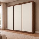 Ver imagem 1 de Guarda Roupa 3 Portas Veneza sem Espelho 100% MDF Mais Móveis