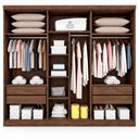 Ver imagem 5 de Guarda Roupa 3 Portas Veneza sem Espelho 100% MDF Mais Móveis