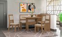 Ver imagem 1 de Mesa Canto Alemão Afrodite C/2 Cadeiras Celta Moveis