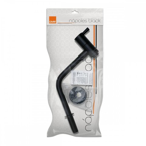 Torneira Lavatório Baixa Black Preto Fosco 1/4 Volta Civitt