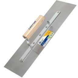Desempenadeira lisa de aço 12x35 kit 02 unidades - 5