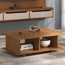 Ver imagem 1 de Mesa de Centro Dunas com Rodinhas - Artely Cinamomo