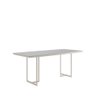 Mesa de Jantar Iron 180 cm Off White Fosco - 3
