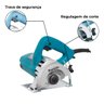 Kit 1 Serra Mármore 127V Makita com Maleta e Discos de Corte - 5