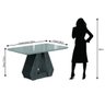 Conjunto Sala de Jantar Mesa Ágata 130cm e 4 Cadeiras Nicole  - 6