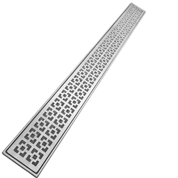 Grelha Ralo Linear Quintal 10x100 Alumínio Dubai com Tela Anti Insetos - 2