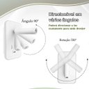 Ver mais imagens de 4 Arandela Parede Led Direcionável com Usb Interruptor Bet79