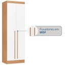 Ver imagem 4 de Guarda-Roupa Modulado 2 Portas 3 Gavetas com Prateleiras Infinity Marrom/Cedro/Branco
