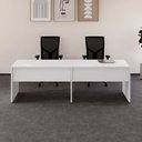 Ver imagem 7 de Escrivaninha 2 Lugares Estação de Trabalho 120x60cm Branco Yescasa
