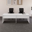 Ver imagem 6 de Escrivaninha 2 Lugares Estação de Trabalho 120x60cm Branco Yescasa