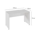 Ver imagem 3 de Escrivaninha 2 Lugares Estação de Trabalho 120x60cm Branco Yescasa