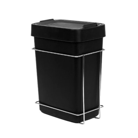 Lixeira de Porta 8 Litros Tampa Basculante Cozinha Schmitt