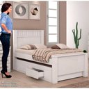 Ver imagem 5 de Cama Bibox em MDF Solteiro Athenas Lopas