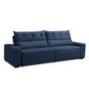 Ver imagem 5 de Sofá Retrátil e Reclinável 5 Lugares 300cm Veludo Antonella Adonai Estofados