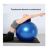 Bola de Pilates Ioga com Bomba de Ar:azul - 4