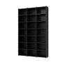 Estante de Livros Escritório 21 Nichos Livreiro Montenegro Preto Brienza Decor - 5