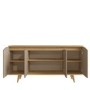 Ver imagem 5 de Buffet Grace 4 Portas MDF e MDP Soft Close Fendi Casa D Móveis