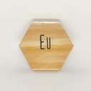 Ver imagem 2 de Tábua mini hexágono ¨Eu¨