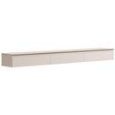 Ver imagem 1 de Rack Suspenso para TV 75" 217cm MDF-MDP com 3 Gavetas Aspen Off White Edn