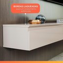 Ver imagem 2 de Rack Suspenso para TV 75" 217cm MDF-MDP com 3 Gavetas Aspen Off White Edn