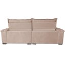 Ver imagem 6 de Sofá Retrátil e Reclinável 2,15m Cama inBox Big Fresh com SoftGel D40 Velupluma Bege