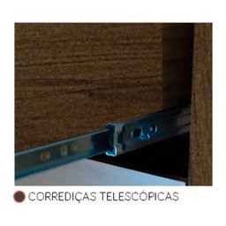 Guarda Roupa Casal 4 Portas 3 Gavetas Belém Leifer Brauna - 6