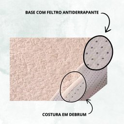 Tapete Macio Peludo 1,50m Redondo Óasis Creme Perola - 5