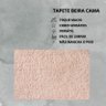 Tapete Macio Peludo 1,50m Redondo Óasis Creme Perola - 3