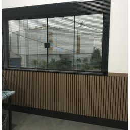 Painel Ripado Composto Sépia Fendi com Preto 48 X 2,74 (1,30m²) Santa Rita Reveste - 2