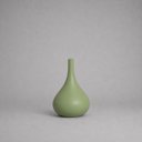 Ver imagem 1 de Garrafa Jasmim Pequeno Vaso Decorativo de Cerâmica para Sala e Mesa Pistache