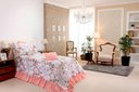 Ver imagem 5 de Kit 3 Pçs Cobre Leito Colcha Solteiro Belize com Babados:Buquê Rosê