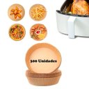 Ver imagem 4 de [300 Unidades] Formas Descartáveis para Assar Cozinhar Antiaderente para Airfryer