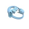 Kit 1 Extensao Eletrica 2 Metros 20a e 2 Adaptador Bob 10/20a Cod.965 - 5