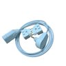 Kit 1 Extensao Eletrica 2 Metros 20a e 2 Adaptador Bob 10/20a Cod.965 - 2