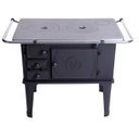 Ver imagem 1 de Fogão A Lenha Nº 01 Direito Ferro Fundido Preto 3E