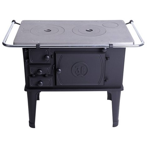 Fogão A Lenha Nº 01 Direito Ferro Fundido Preto 3E