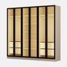 Guarda-roupa 6 Portas Reflecta com Led 100% Mdf Orion CabeCasa MadeiraOriginals - 5