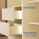 Ver mais imagens de Guarda-Roupa Planejado 6 Portas Reflecta com LED 100% MDF Orion CabeCasa MadeiraOriginals Bege/Aveia