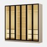 Guarda-roupa 6 Portas Reflecta com Led 100% Mdf Orion CabeCasa MadeiraOriginals - 5