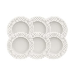 Conjunto de Pratos de Sobremesa 06 Peças Ingrid Tramontina Conj Pratos de Sobremesa Ingrid 06 peças - 1