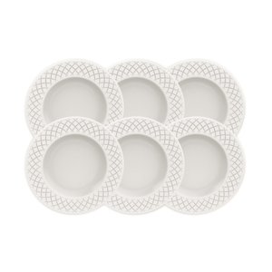 Conjunto de Pratos de Sobremesa 06 Peças Ingrid Tramontina Conj Pratos de Sobremesa Ingrid 06 peças